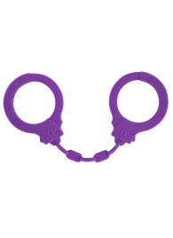 Фиолетовые силиконовые наручники Suppression - Lola Games - купить с доставкой в Копейске