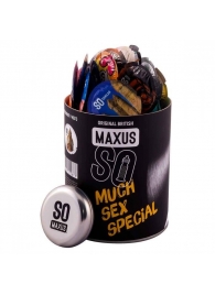 Текстурированные презервативы в кейсе MAXUS So Much Sex - 100 шт. - Maxus - купить с доставкой в Копейске