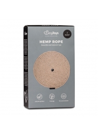 Пеньковая веревка для связывания Hemp Rope - 5 м. - Easy toys - купить с доставкой в Копейске