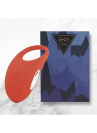 Красное кольцо с вибрацией Thor Cockring - FeelzToys - в Копейске купить с доставкой
