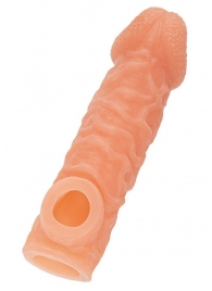 Телесная закрытая насадка с шершавой головкой Cock Sleeve Size S - 13,8 см. - KOKOS - в Копейске купить с доставкой