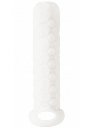 Белый фаллоудлинитель Homme Long - 13,5 см. - Lola Games - в Копейске купить с доставкой