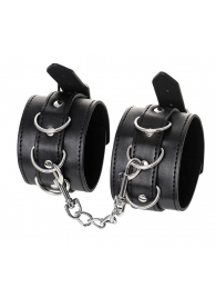 Черные оковы Anonymo из искусственной кожи - ToyFa - купить с доставкой в Копейске