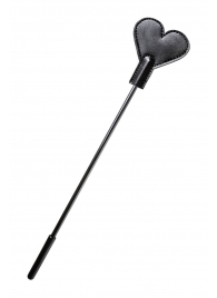 Черный стек со шлепком в форме сердца Anonymo - 35 см. - ToyFa - купить с доставкой в Копейске