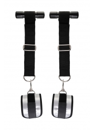 Черно-серебристые фиксаторы для рук на дверь Anonymo - ToyFa - купить с доставкой в Копейске