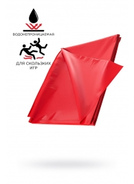 Красная простыня для секса из ПВХ - 220 х 200 см. - ToyFa - купить с доставкой в Копейске