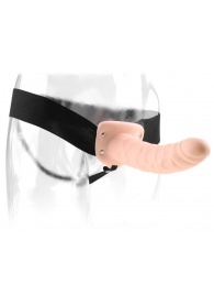 Полый страпон 8  Hollow Strap-On телесного цвета - 19 см. - Pipedream - купить с доставкой в Копейске