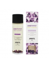 Органическое массажное масло AMETHYST SWEET ALMOND - 100 мл. - Exsens - купить с доставкой в Копейске