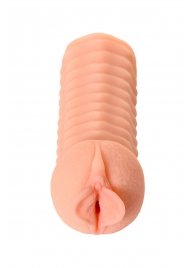 Телесный реалистичный мастурбатор-вагина Elegance.006 с вибрацией - KOKOS - в Копейске купить с доставкой