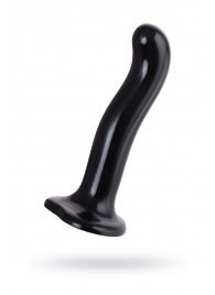 Черный стимулятор для пар P G-Spot Dildo Size L - 19 см. - Strap-on-me - в Копейске купить с доставкой