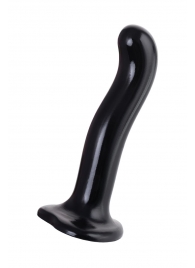 Черный стимулятор для пар P G-Spot Dildo Size L - 19 см. - Strap-on-me - в Копейске купить с доставкой