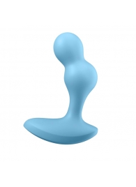 Голубой анальный вибростимулятор Deep Driver - 11,2 см. - Satisfyer - в Копейске купить с доставкой