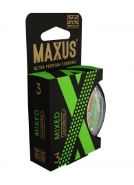 Презервативы в пластиковом кейсе MAXUS AIR Mixed - 3 шт. - Maxus - купить с доставкой в Копейске
