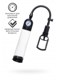Прозрачная механическая помпа Helmer с манометром - Sexus - в Копейске купить с доставкой