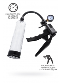 Прозрачная механическая помпа для пениса Viggo - Sexus - в Копейске купить с доставкой