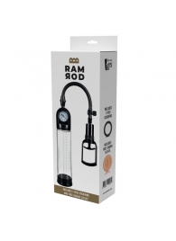 Прозрачная вакуумная помпа с манометром Deluxe Penis Pump - Dream Toys - в Копейске купить с доставкой
