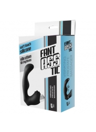 Черный вибромассажер простаты FantASStic Vibrating Prostate Massager - 11,3 см. - Dream Toys - в Копейске купить с доставкой