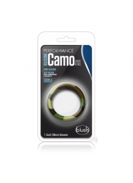 Эрекционное кольцо камуфляжной расцветки Silicone Camo Cock Ring - Blush Novelties - в Копейске купить с доставкой