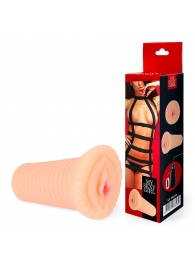 Реалистичный мастурбатор-вагина телесного цвета с вибрацией - Bior toys - в Копейске купить с доставкой