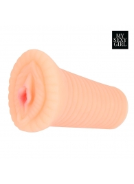 Реалистичный мастурбатор-вагина телесного цвета с вибрацией - Bior toys - в Копейске купить с доставкой