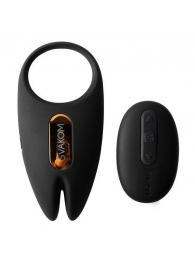 Черное эрекционное кольцо с вибрацией и пультом ДУ Winni 2 - Svakom - в Копейске купить с доставкой