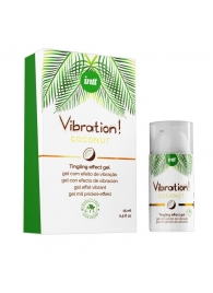 Возбуждающий гель с ароматом кокоса Vibration Coconut - 15 мл. - INTT - купить с доставкой в Копейске