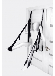 Черные секс-качели на дверь Anonymo №0505 - ToyFa - купить с доставкой в Копейске