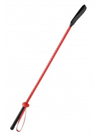 Красно-черный гладкий стек - 71 см. - Fetish Tentation - купить с доставкой в Копейске