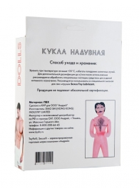 Надувная секс-кукла мужского пола - ToyFa - в Копейске купить с доставкой