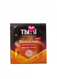 Разогревающий гель-лубрикант Stimulove Light в одноразовой упаковке - 4 гр. - Биоритм - купить с доставкой в Копейске