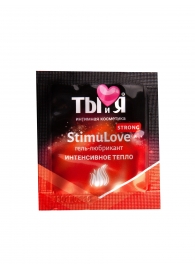 Разогревающий гель-лубрикант Stimulove Strong в одноразовой упаковке - 4 гр. - Биоритм - купить с доставкой в Копейске