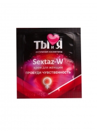Возбуждающий крем для женщин Sextaz-W в одноразовой упаковке - 1,5 гр. - Биоритм - купить с доставкой в Копейске
