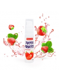 Гель-смазка Tutti-frutti с земляничным вкусом - 30 гр. - Биоритм - купить с доставкой в Копейске