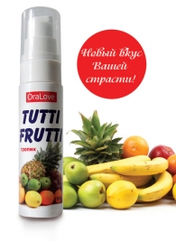 Гель-смазка Tutti-frutti со вкусом тропических фруктов - 30 гр. - Биоритм - купить с доставкой в Копейске