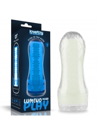 Светящийся в темноте мастурбатор Lumino Play Masturbator Ribbed - Lovetoy - в Копейске купить с доставкой