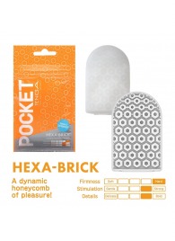 Карманный мастурбатор HEXA-BRICK - Tenga - в Копейске купить с доставкой