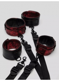 Изысканный набор фиксаций на кровати Reversible Under Mattress Restraint Set - Fifty Shades of Grey - купить с доставкой в Копейске