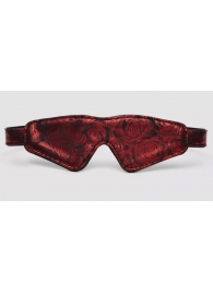 Двусторонняя красно-черная маска на глаза Reversible Faux Leather Blindfold - Fifty Shades of Grey - купить с доставкой в Копейске