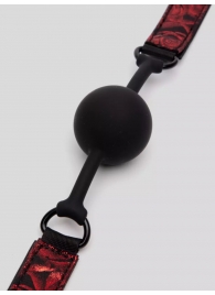 Кляп-шар на двусторонних ремешках Reversible Silicone Ball Gag - Fifty Shades of Grey - купить с доставкой в Копейске