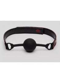 Кляп-шар на двусторонних ремешках Reversible Silicone Ball Gag - Fifty Shades of Grey - купить с доставкой в Копейске