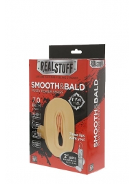 Мастурбатор-вагина с вибрацией и выносным пультом управления REALSTUFF SMOOTH   BALD - Dream Toys - в Копейске купить с доставкой