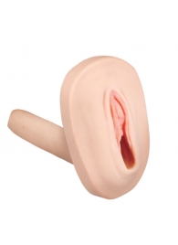 Мастурбатор-вагина с вибрацией и выносным пультом управления REALSTUFF SMOOTH   BALD - Dream Toys - в Копейске купить с доставкой