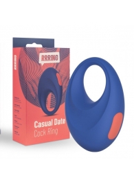 Синее эрекционное кольцо RRRING Casual Date Cock Ring - FeelzToys - в Копейске купить с доставкой