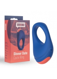 Синее эрекционное кольцо RRRING Dinner Date Cock Ring - FeelzToys - в Копейске купить с доставкой