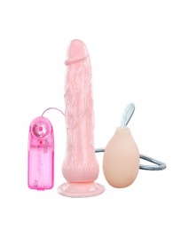 Вибратор с имитацией семяизвержения Eros Fountain - 19,5 см. - Baile