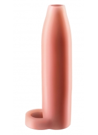 Телесная насадка Real Feel Enhancer XL - 17 см. - Pipedream - в Копейске купить с доставкой