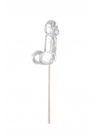 Прозрачный леденец в форме фаллоса со вкусом пина колады - Sosuчki - купить с доставкой в Копейске