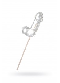 Прозрачный леденец в форме фаллоса со вкусом пина колады - Sosuчki - купить с доставкой в Копейске