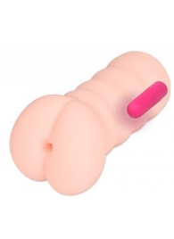Телесный вибромастурбатор-анус Tong-ggo Auto - KOKOS - в Копейске купить с доставкой