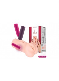 Телесный вибромастурбатор-вагина Dream Auto - KOKOS - в Копейске купить с доставкой